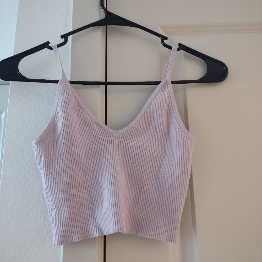 Purple crop top